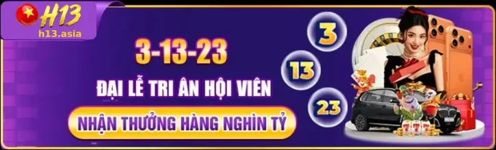 Ưu Đãi H13 – Cơ Hội Nhận Thêm Phần Thưởng